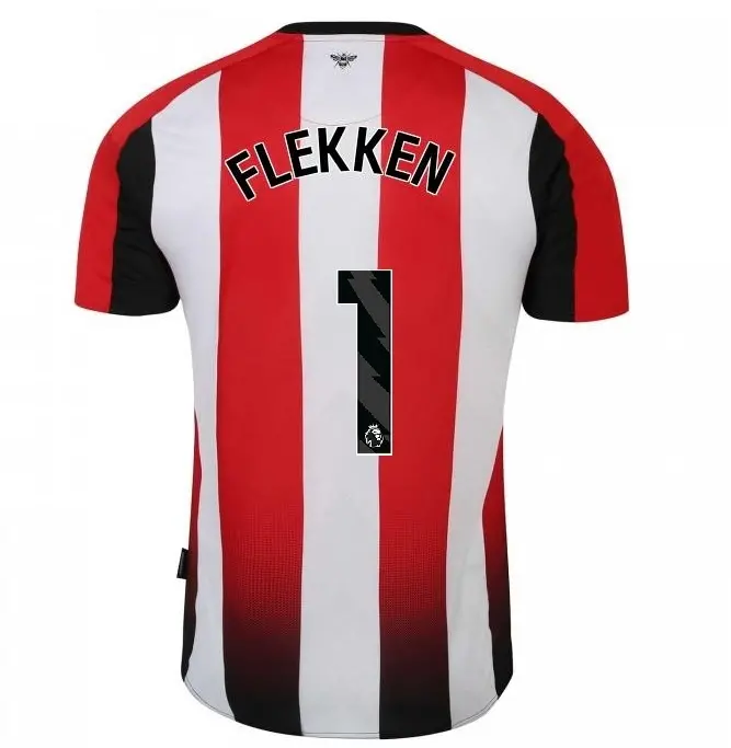 23/25 Brentford Adult Home Shirt FLEKKEN 1
