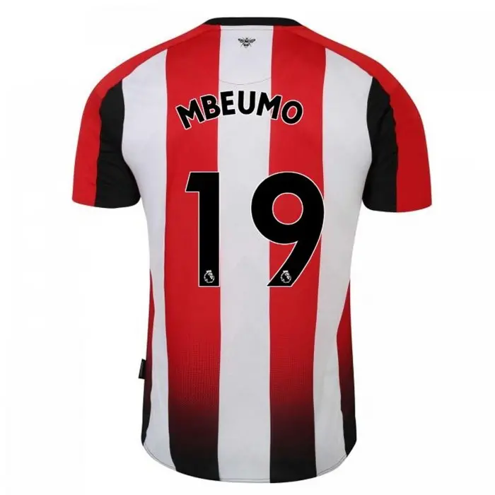 23/25 Brentford Adult Home Shirt MBEUMO 19