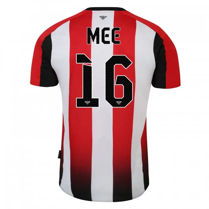 23/25 Brentford Adult Home Shirt MEE 16-3609-2300415-BEN MEE 16 23/25 Brentford Adult Home Shirt MEE 16 - Image 1