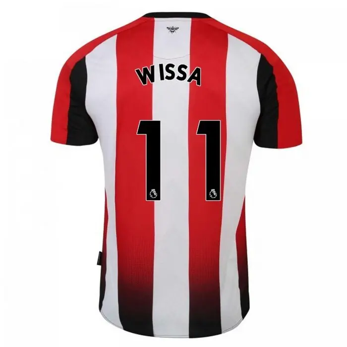 23/25 Brentford Adult Home Shirt WISSA 11-3601-2300415-YOANNE WISSA 11 23/25 Brentford Adult Home Shirt WISSA 11 - Image 1