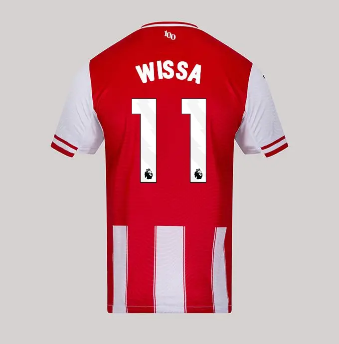 25/26 Brentford Adult Authentic Home Shirt - YOANNE WISSA 11