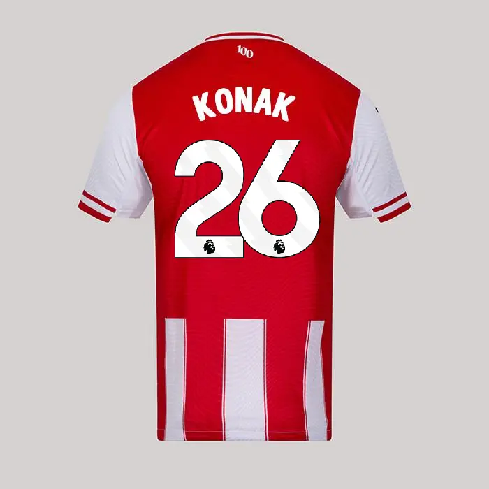 25/26 Brentford Adult Authentic Home Shirt - YUNUS EMRE KONAK 26