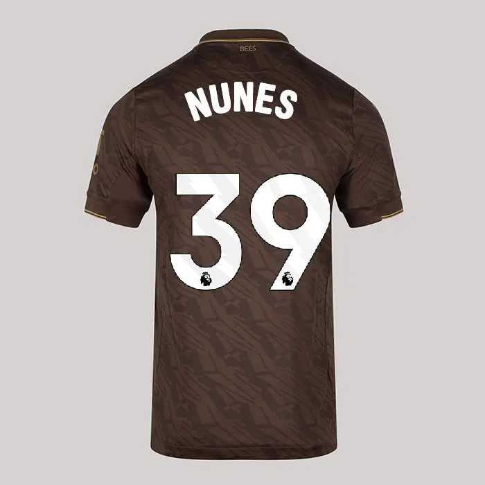 25/26 Brentford Adult Replica Away Shirt - GUSTAVO NUNES 39