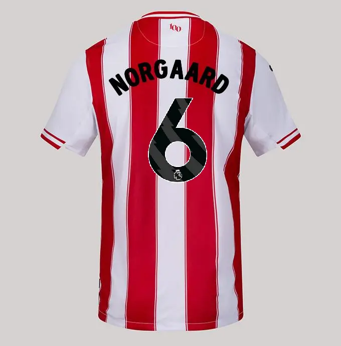 25/26 Brentford Adult Replica Home Shirt - CHRISTIAN NORGAARD 6