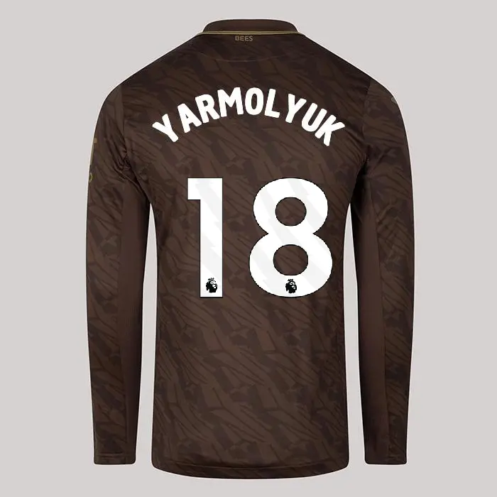 25/26 Brentford Adult Replica L/S Away Shirt - Yehor Yarmolyuk 18