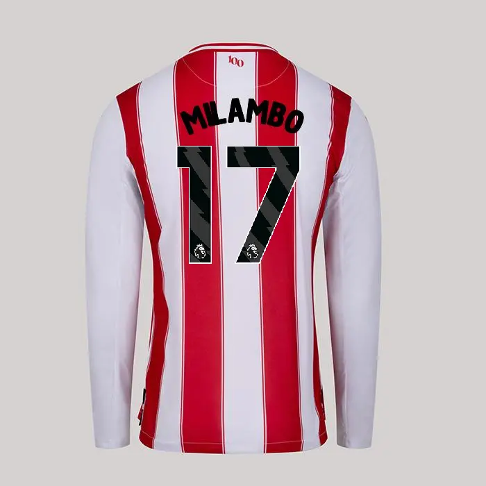 25/26 Brentford Adult Replica L/S Home Shirt - ANTONI MILAMBO 17