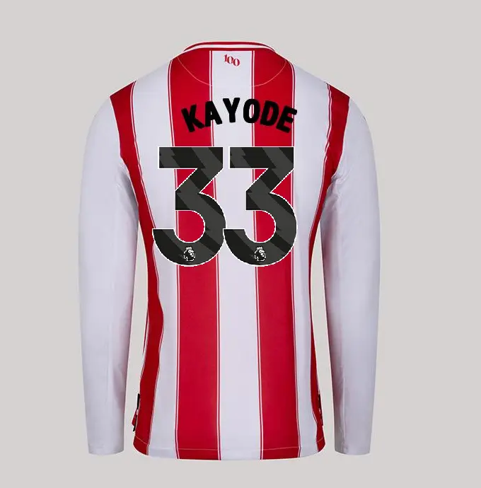 25/26 Brentford Adult Replica L/S Home Shirt - KAYODE 33