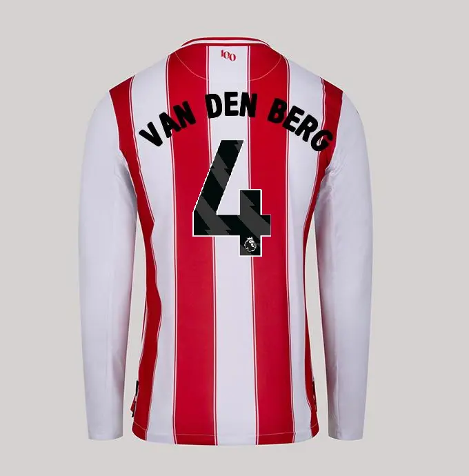 25/26 Brentford Adult Replica L/S Home Shirt - SEPP VAN DEN BERG 4