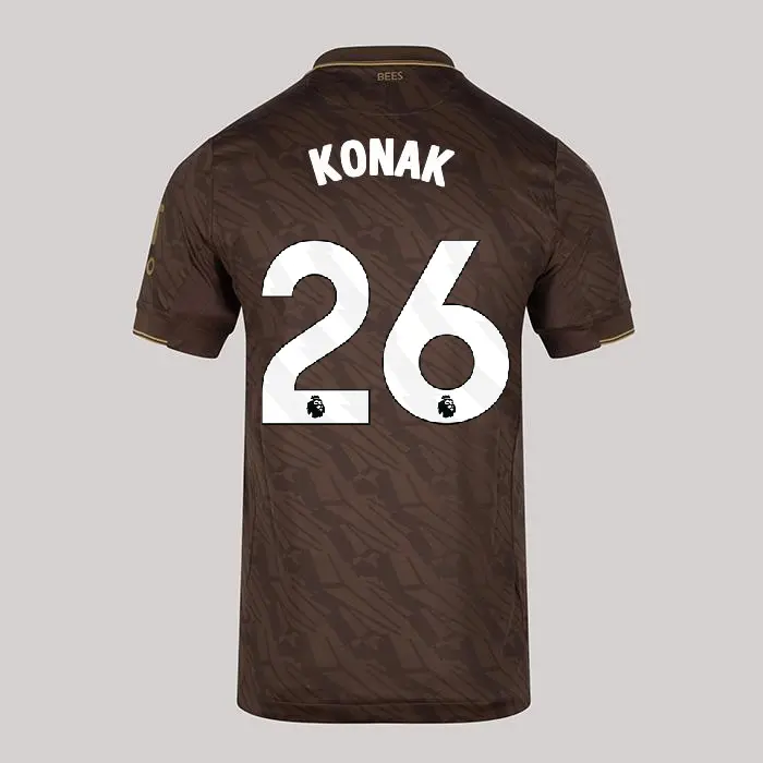 25/26 Brentford Junior Replica Away Shirt - YUNUS EMRE KONAK 26
