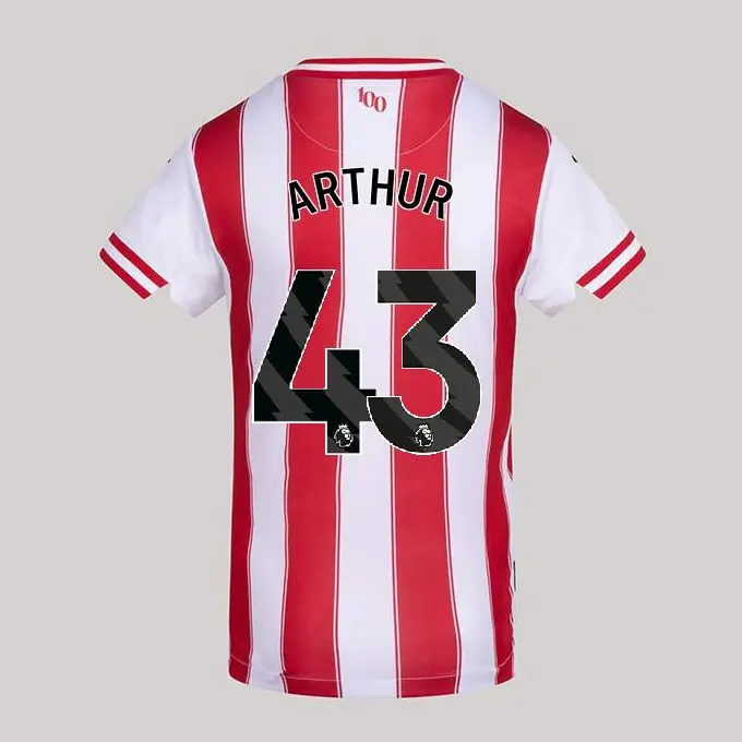 25/26 Brentford Junior Replica Home Shirt - ARTHUR 43