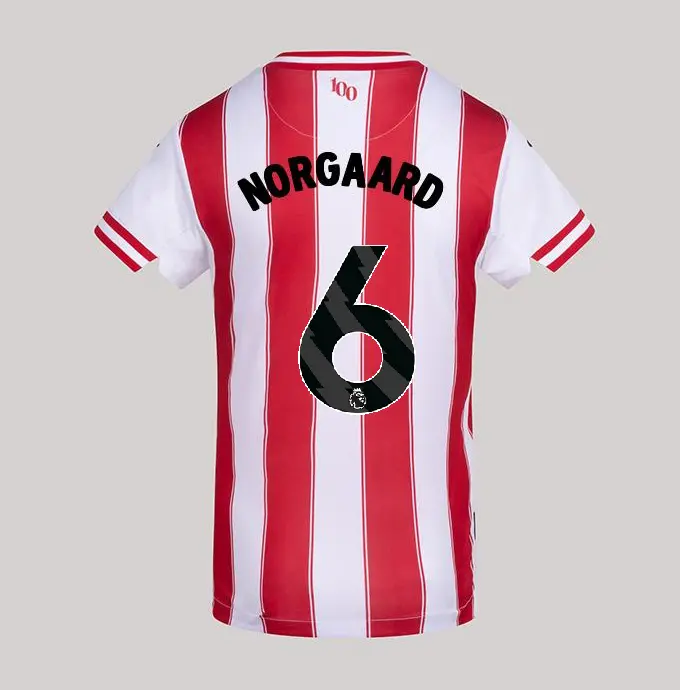 25/26 Brentford Junior Replica Home Shirt - CHRISTIAN NORGAARD 6