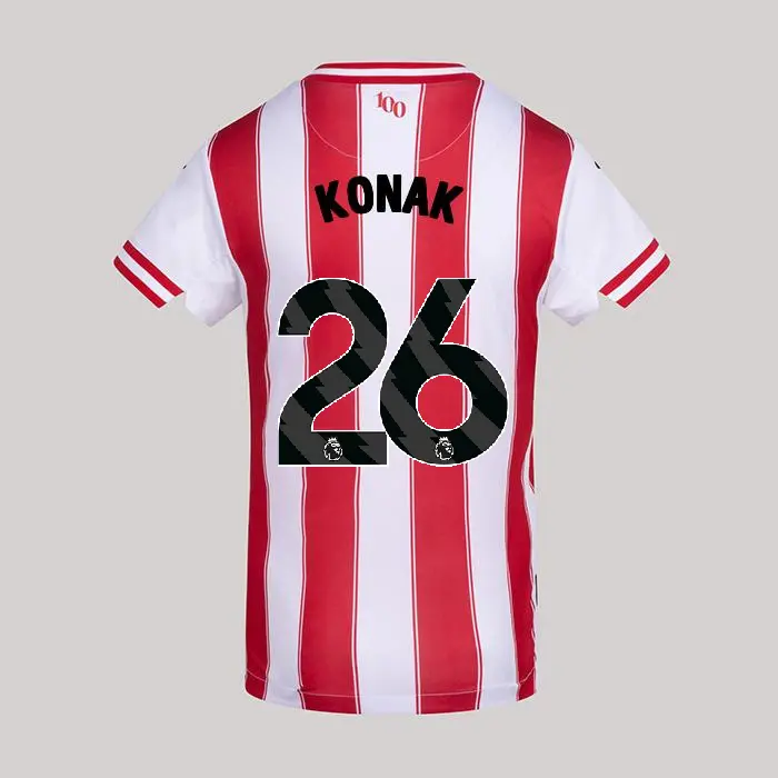 25/26 Brentford Junior Replica Home Shirt - YUNUS EMRE KONAK 26
