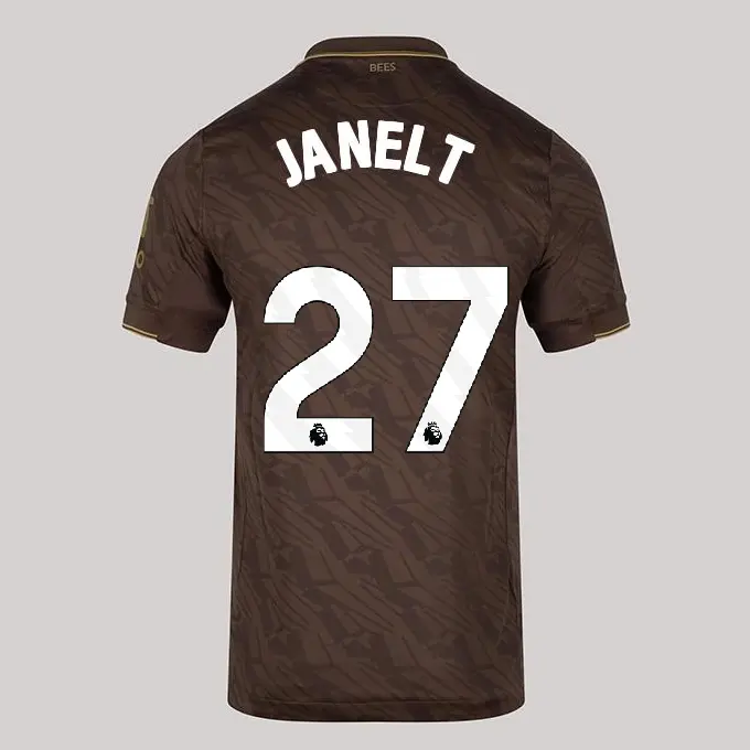 25/26 Brentford Womens Away Match Shirt - Vitaly Janelt 27