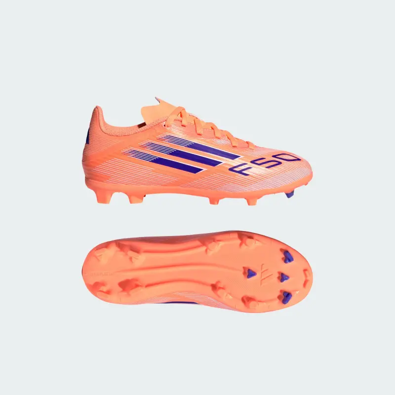 Adidas F50 League FG/MG Coral Blaze Pack (Kids)-JH7746 Adidas F50 League FG/MG Coral Blaze Pack (Kids) - Image 1