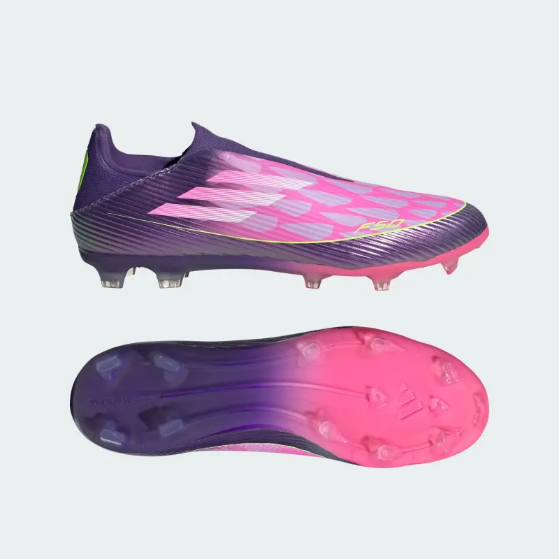 Adidas F50 League Laceless FG/MG Lamine Yamal-JQ9730 Adidas F50 League Laceless FG/MG Lamine Yamal - Image 1