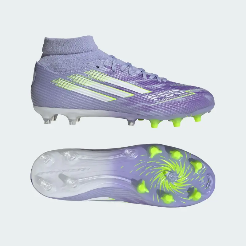 Adidas F50 League Mid-Cut FG Sparkfusion Radiant Blaze Pack (Women's)-JI0012 Adidas F50 League Mid-Cut FG Sparkfusion Radiant Blaze Pack (Women's) - Image 1
