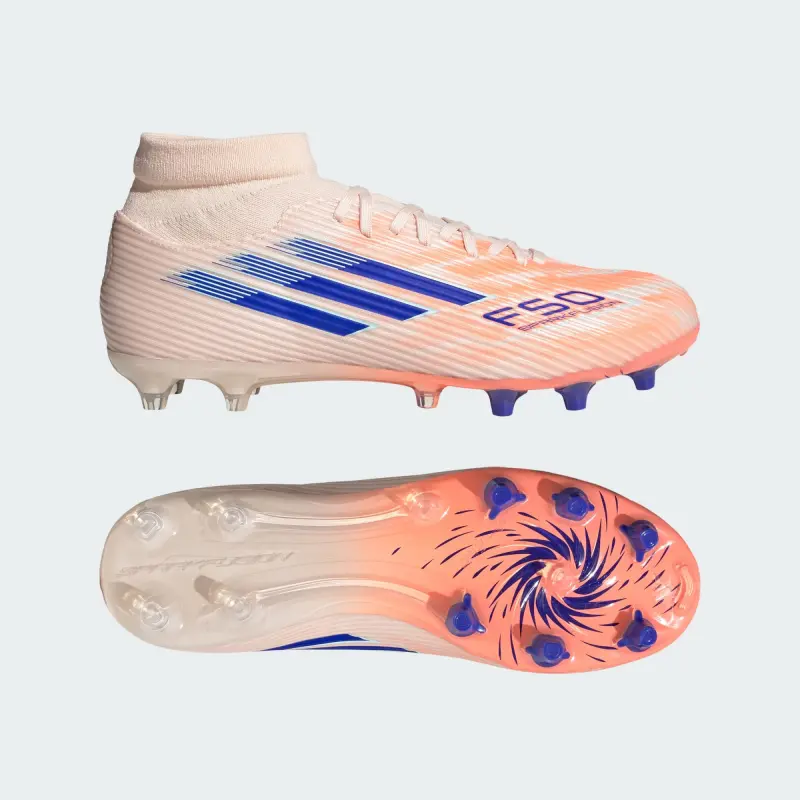Adidas F50 Sparkfusion League Mid-Cut FG/AG Coral Blaze Pack (Women's)