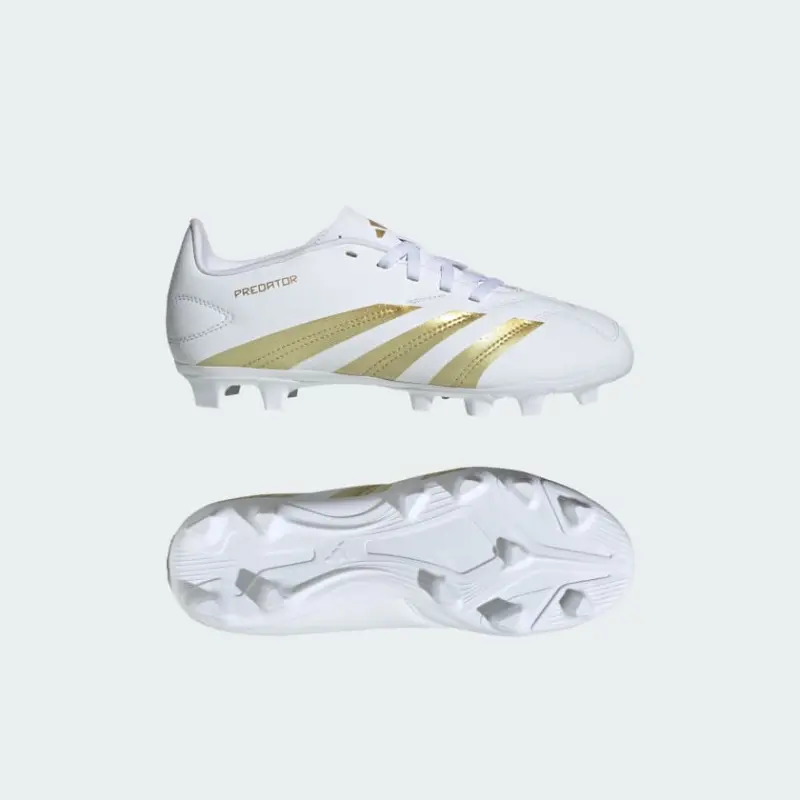 Adidas Predator Club Flexible Ground Boots Cloud White Kids