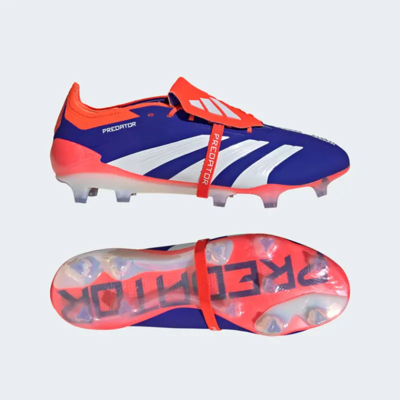 Adidas Predator Elite Fold-Over Tongue Firm Ground Boots Lucid Blue