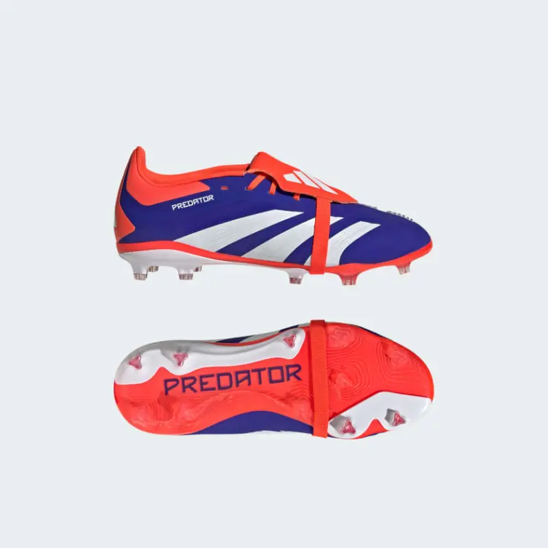 Adidas Predator Elite Fold-Over Tongue Firm Ground Boots Lucid Blue Kids-IH7582 Adidas Predator Elite Fold-Over Tongue Firm Ground Boots Lucid Blue Kids - Image 1