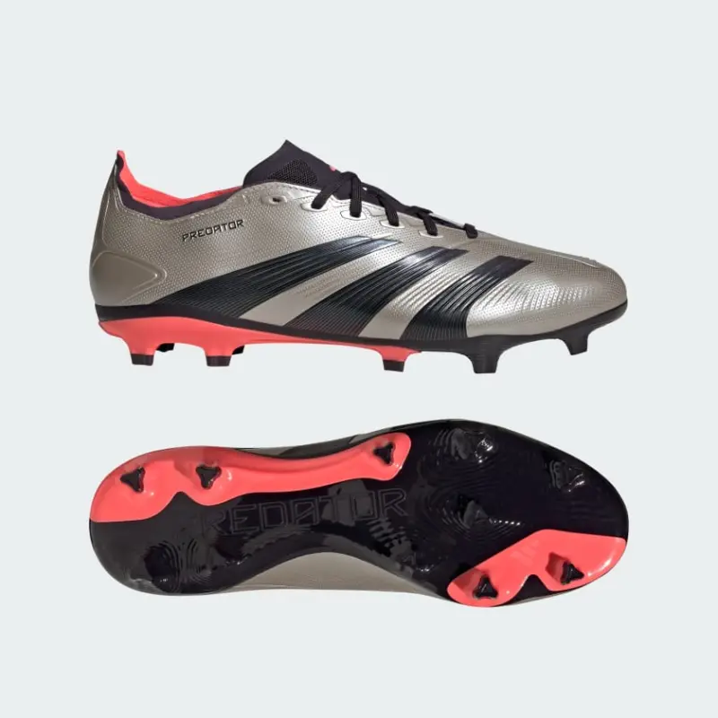 Adidas Predator League Firm Ground Boots Platinum Metallic-IF6311 Adidas Predator League Firm Ground Boots Platinum Metallic - Image 1