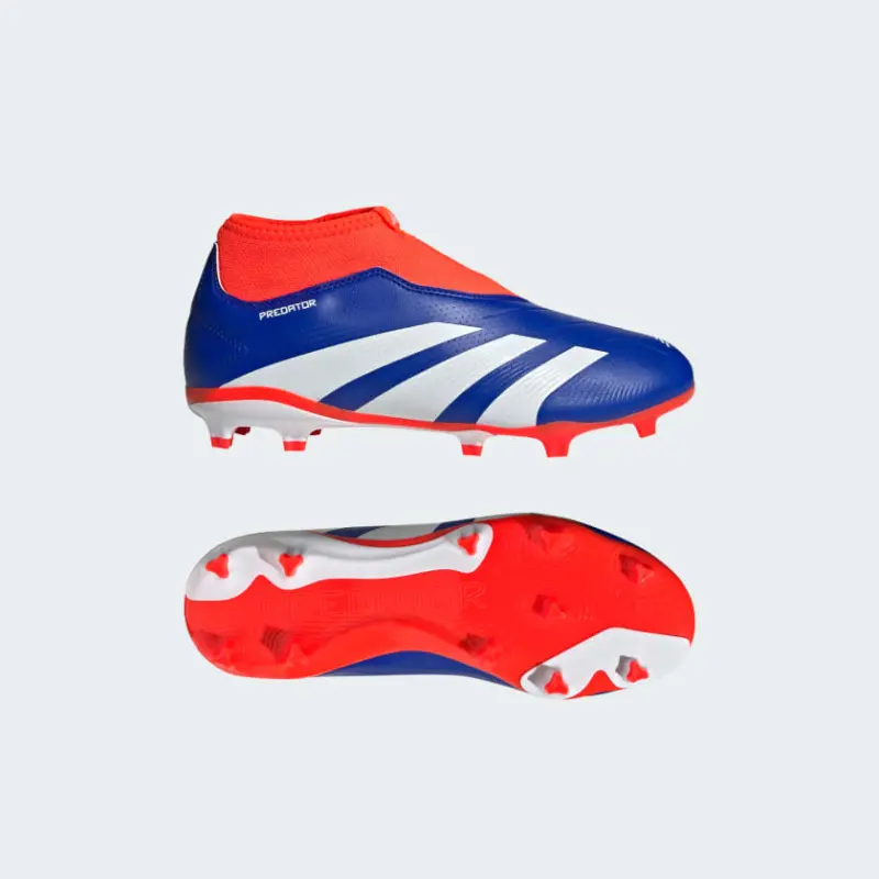 Adidas Predator League Laceless Firm Ground Boots Lucid Blue Kids