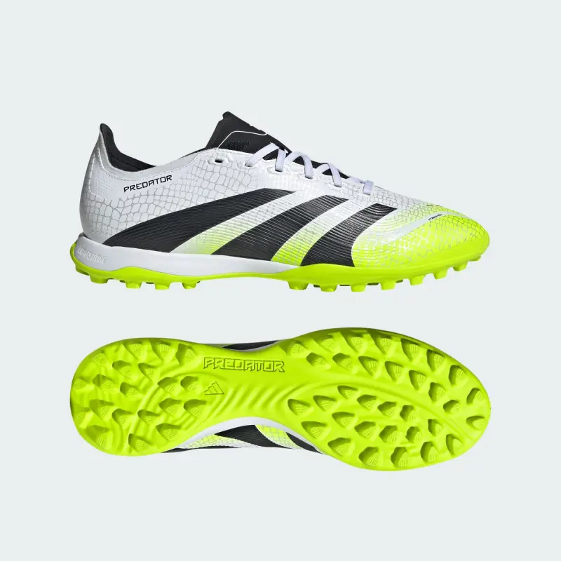 Adidas Predator League TF Cloud White Core Black Lucid Lemon-JI1132 Adidas Predator League TF Cloud White Core Black Lucid Lemon - Image 1