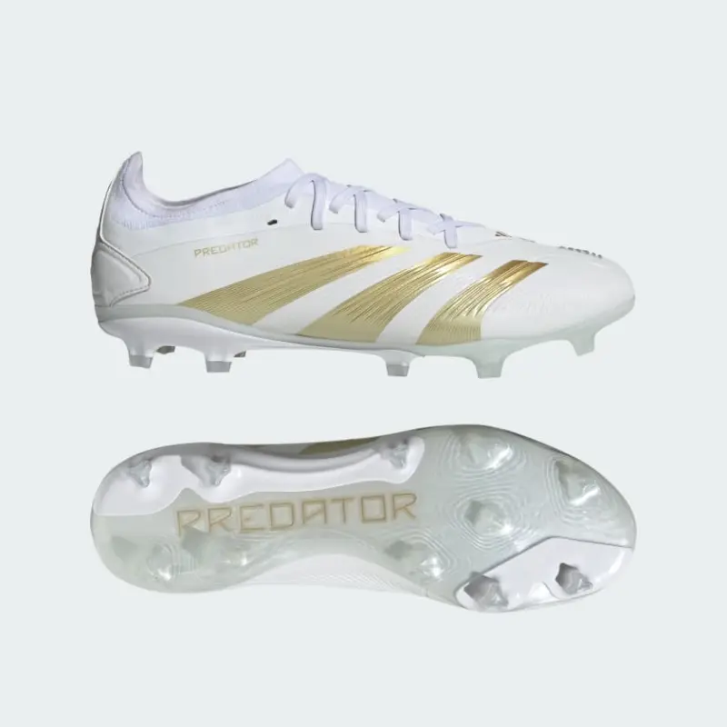 Adidas Predator Pro Firm Ground Boots Cloud White