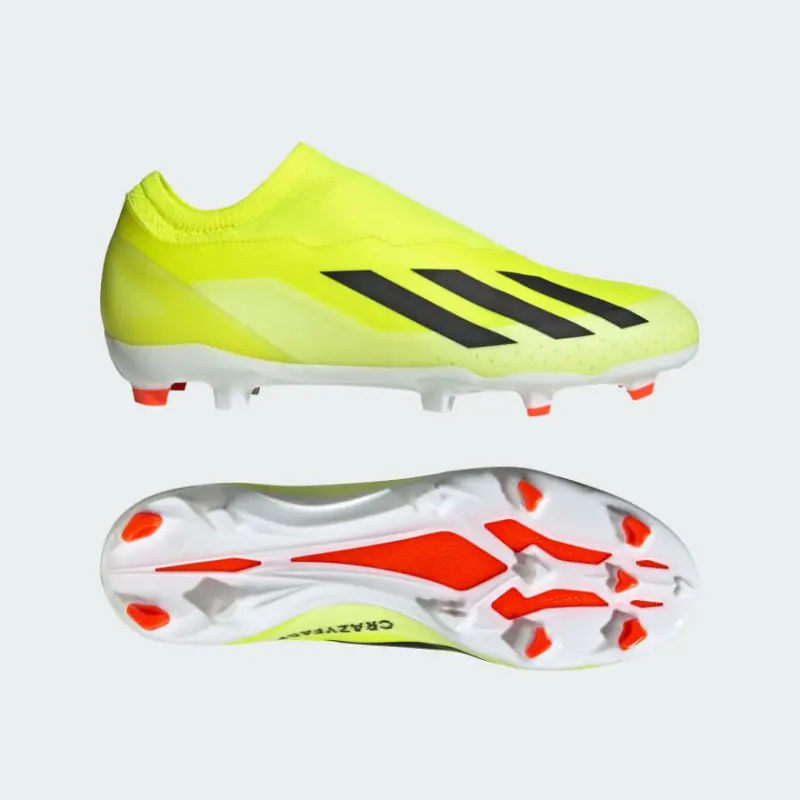 Adidas X Crazyfast League Laceless Firm Ground Boots-IG0622 Brentford Jersey Collection - Shop Football Kits & Shoes