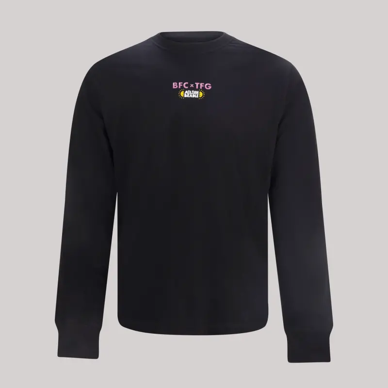 BFC x TFG Black Long Sleeve Tee-2400567 Brentford Jersey Collection - Shop Football Kits & Shoes
