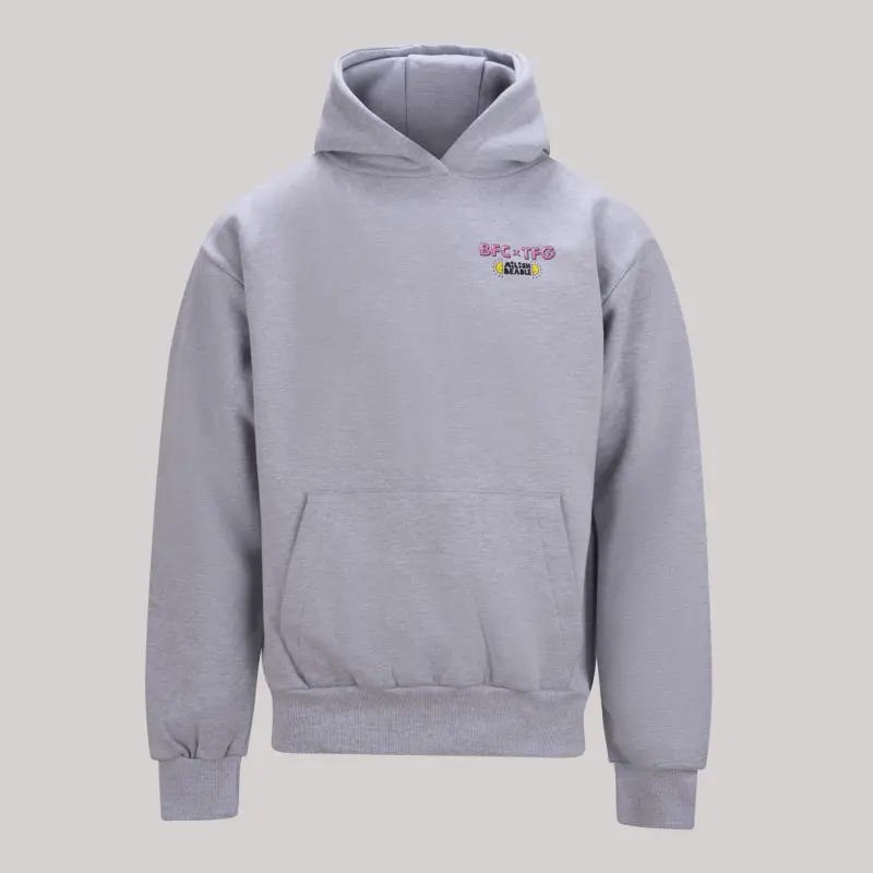 BFC x TFG Grey Hoodie-2400566 Brentford Jersey Collection - Shop Football Kits & Shoes