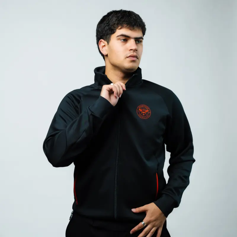 Brentford Active Full Zip Top-2400234 Brentford Jersey Collection - Shop Football Kits & Shoes