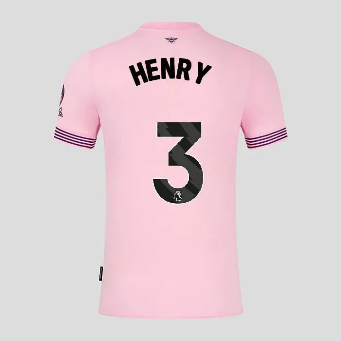 Brentford Adult Away Shirt 24/25 HENRY 3-2425/4186-2400324-RICO HENRY 3 Brentford Jersey Collection - Shop Football Kits & Shoes