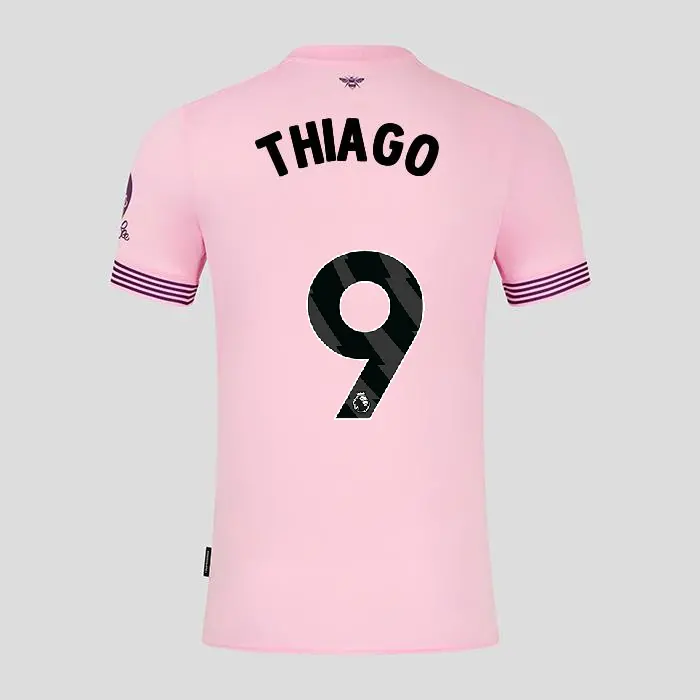 Brentford Adult Away Shirt 24/25 THIAGO 9-2425/4201-2400324-IGOR THIAGO 9 Brentford Jersey Collection - Shop Football Kits & Shoes Brentford Adult Away Shirt 24/25 THIAGO 9-2425/4201-2400324-IGOR THIAGO 9 Brentford Jersey Collection - Shop Football Kits & Shoes