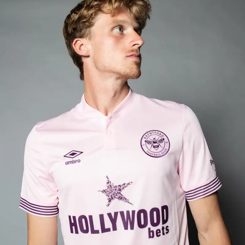 Brentford Adult Away Shirt 24/25 With Custom Printing-2400324-Custom Brentford Jersey Collection - Shop Football Kits & Shoes