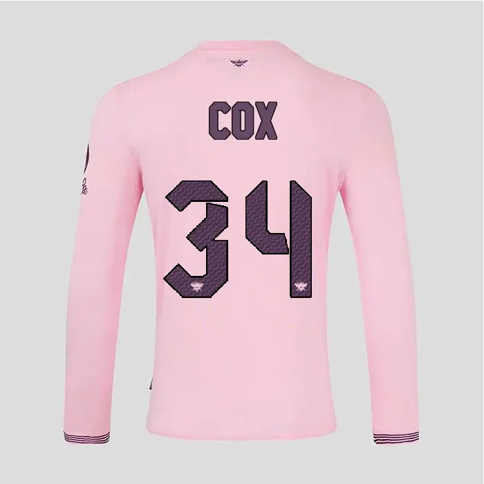 Brentford Adult Away Shirt L/S 24/25 COX 34-2400336-34 Brentford Jersey Collection - Shop Football Kits & Shoes