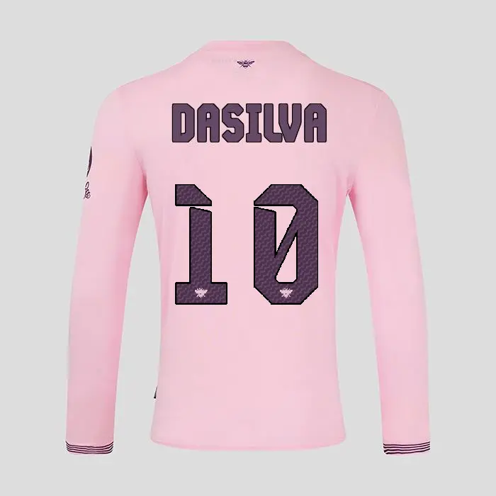 Brentford Adult  Away Shirt L/S 24/25 DASILVA 10-2425/4353-2400336-JOSH DASILVA 10 Brentford Jersey Collection - Shop Football Kits & Shoes