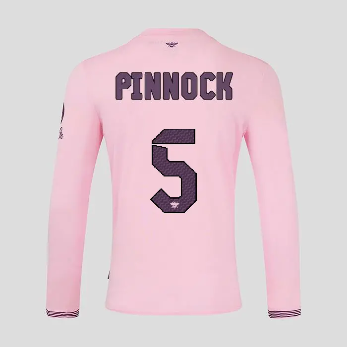 Brentford Adult  Away Shirt L/S 24/25 PINNOCK 5-2425/4338-2400336-ETHAN PINNOCK 5 Brentford Jersey Collection - Shop Football Kits & Shoes