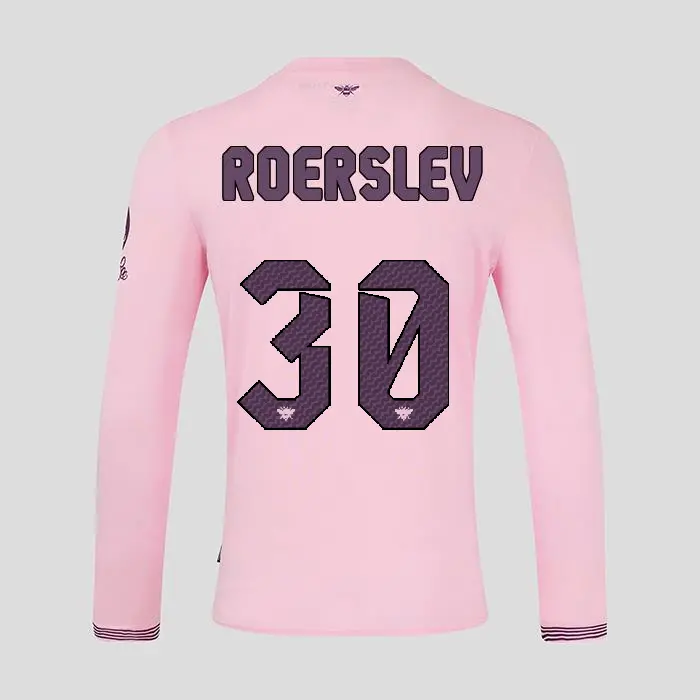 Brentford Adult  Away Shirt L/S 24/25 ROERSLEV 30-4392-2400336-MADS ROERSLEV 30 Brentford Jersey Collection - Shop Football Kits & Shoes