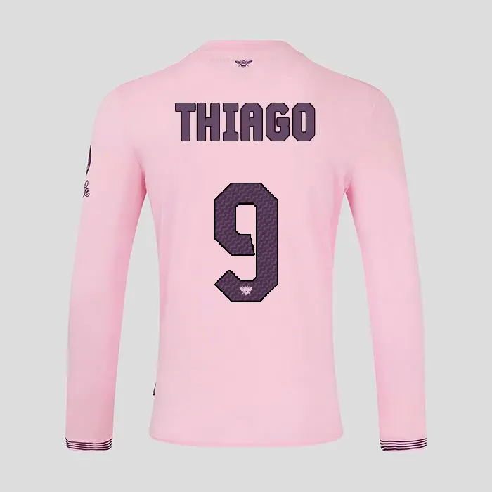Brentford Adult  Away Shirt L/S 24/25 THIAGO 9-2425/4350-2400336-IGOR THIAGO 9 Brentford Jersey Collection - Shop Football Kits & Shoes