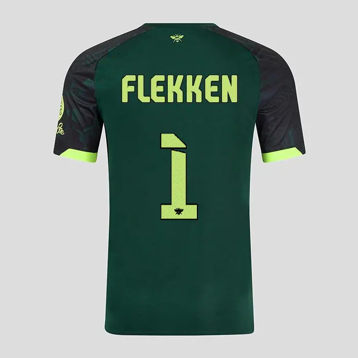 Brentford Adult Third Shirt 24/25 FLEKKEN 1-2425/4554-2400337-MARK FLEKKEN 1 Brentford Jersey Collection - Shop Football Kits & Shoes