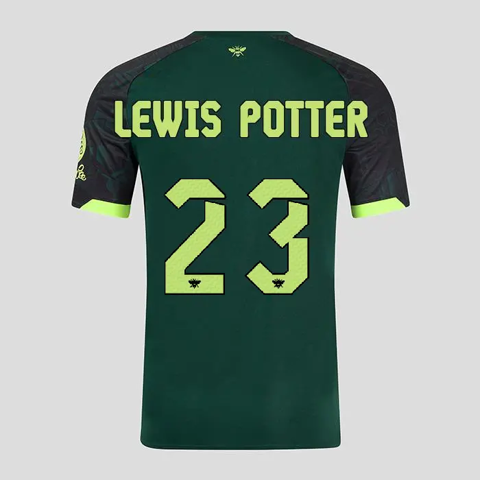 Brentford Adult Third Shirt 24/25 LEWIS POTTER 23-2425/4605-2400337-KEANE LEWIS POTTER 23 Brentford Jersey Collection - Shop Football Kits & Shoes