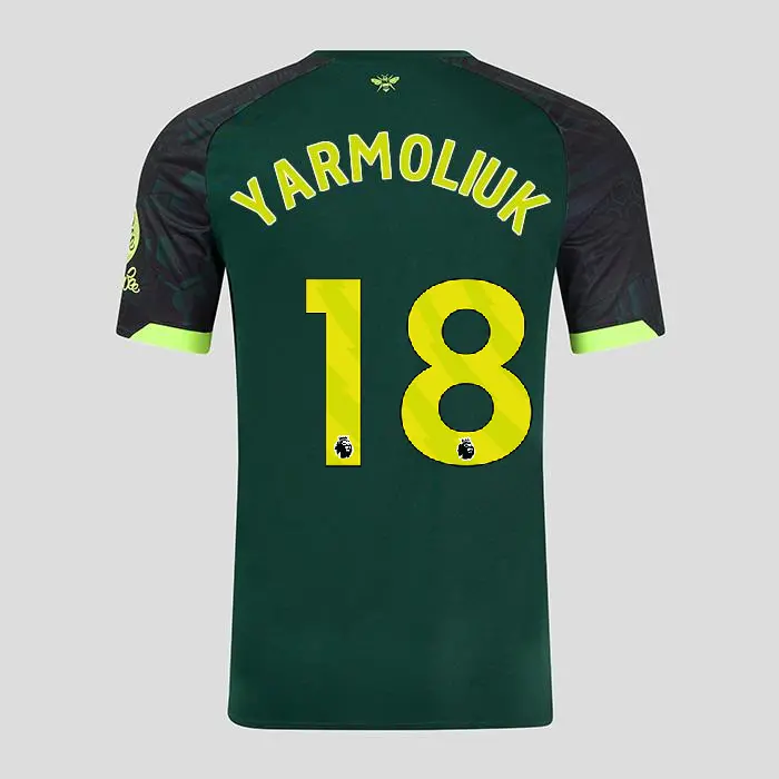 Brentford Adult Third Shirt 24/25 YARMOLIUK 18-2400337-18 Brentford Jersey Collection - Shop Football Kits & Shoes