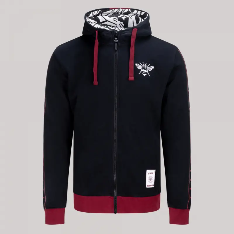 Brentford Bee Junior Leisure Full Zip Hoody-2500187 Brentford Jersey Collection - Shop Football Kits & Shoes