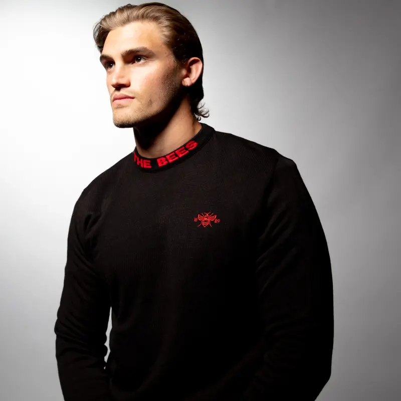 Brentford Bees Neck Text Jumper-2400406 Brentford Jersey Collection - Shop Football Kits & Shoes