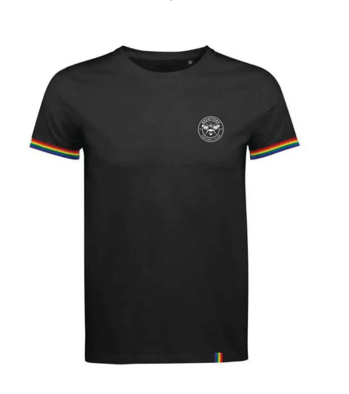 Brentford Crest Pride Tee-2400326 Brentford Jersey Collection - Shop Football Kits & Shoes