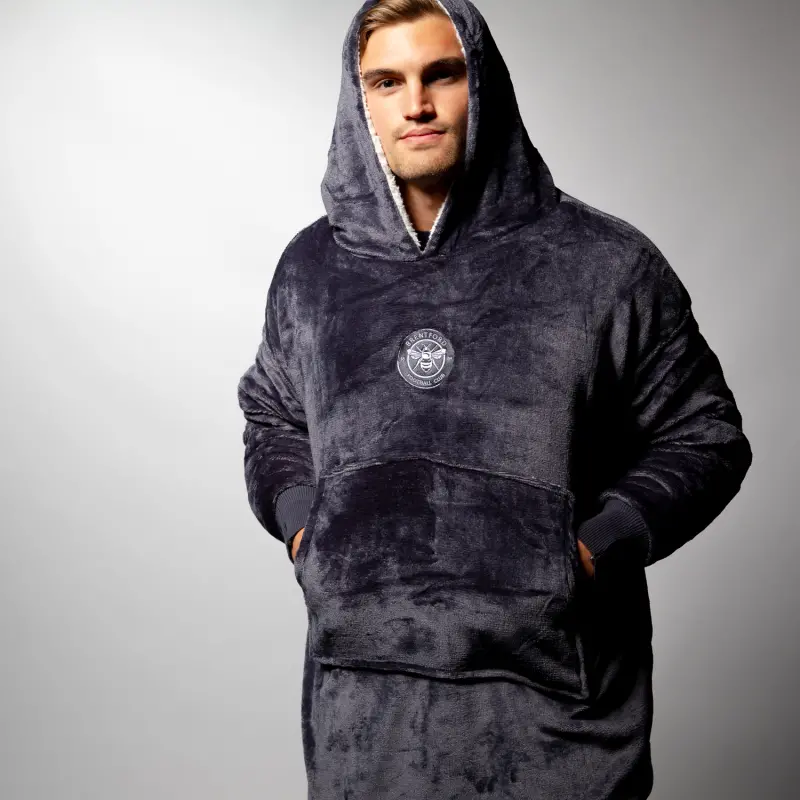 Brentford Crest Sherpa Snuddie Brentford Jersey Collection - Shop Football Kits & Shoes