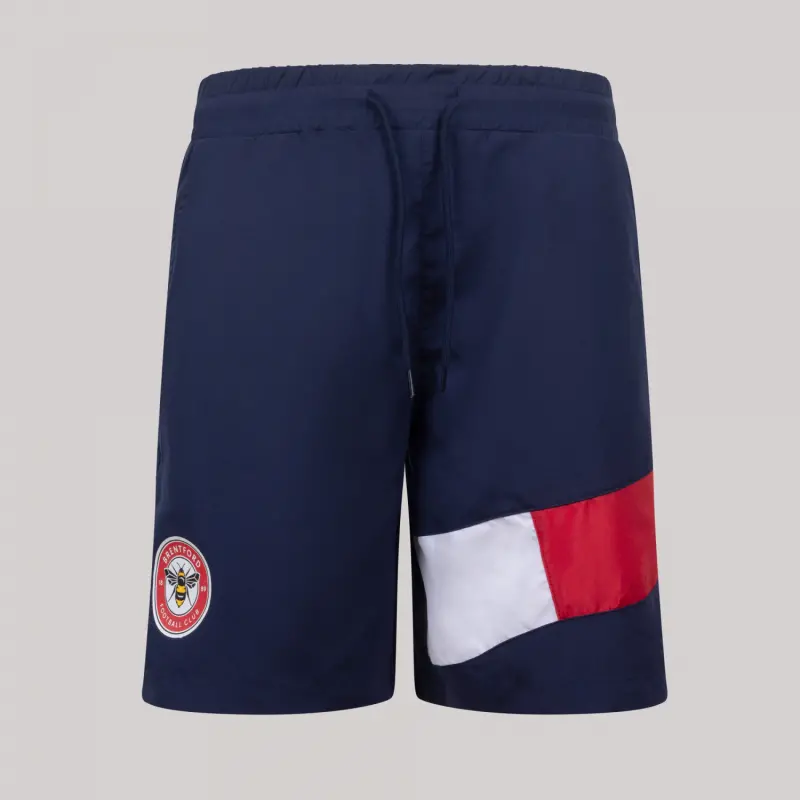 Brentford Double Stripe Swim Shorts-2400644 Brentford Jersey Collection - Shop Football Kits & Shoes