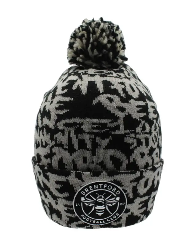 Brentford Graffiti Beanie Brentford Jersey Collection - Shop Football Kits & Shoes