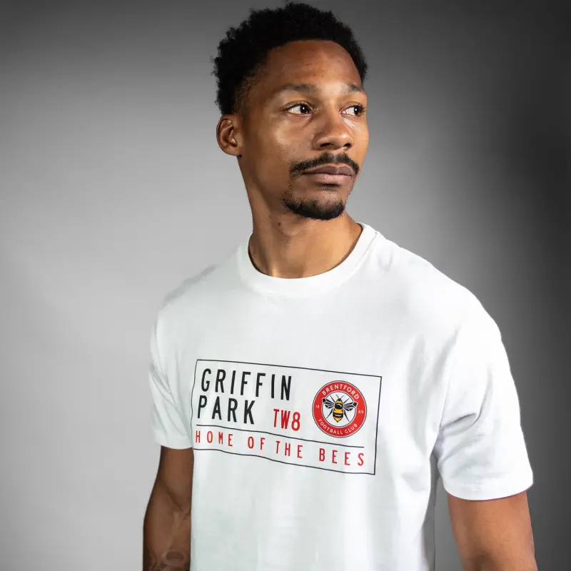 Brentford Griffin Park Tee-2500025 Brentford Jersey Collection - Shop Football Kits & Shoes